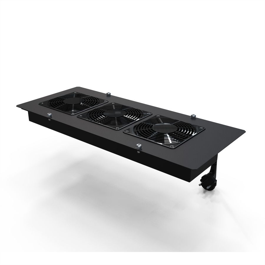 SCHROFF VARISTAR Lüftereinsatz, 3 Ventilatoren, Anschlusskabel IEC 320
