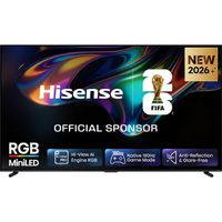 Hisense TV 100UR8DS 100", RGB Mini LED 4K, 180Hz, 3800 Nits