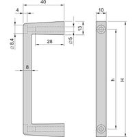 SCHROFF Frontgriffe - FRONTGRIFFE 5HE MULTIPAC(2X)