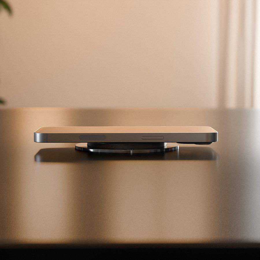 BACHMANN ELEVATOR2 1xCEE7/3 1xUSB C/C45W, Wireless Charger 15W RAL 9005 2,0 m AEH