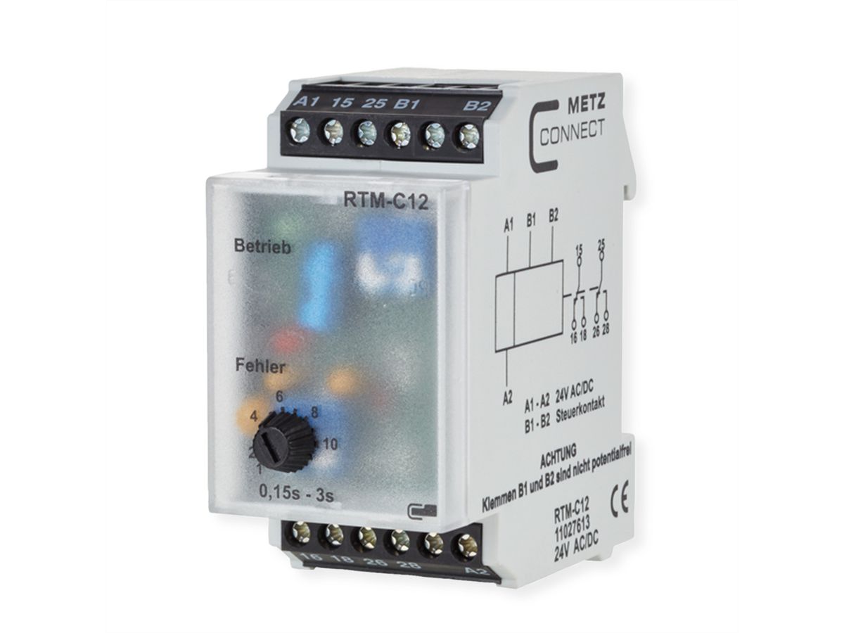 METZ CONNECT RTM-C12, 24 V AC/DC Zeitrelais