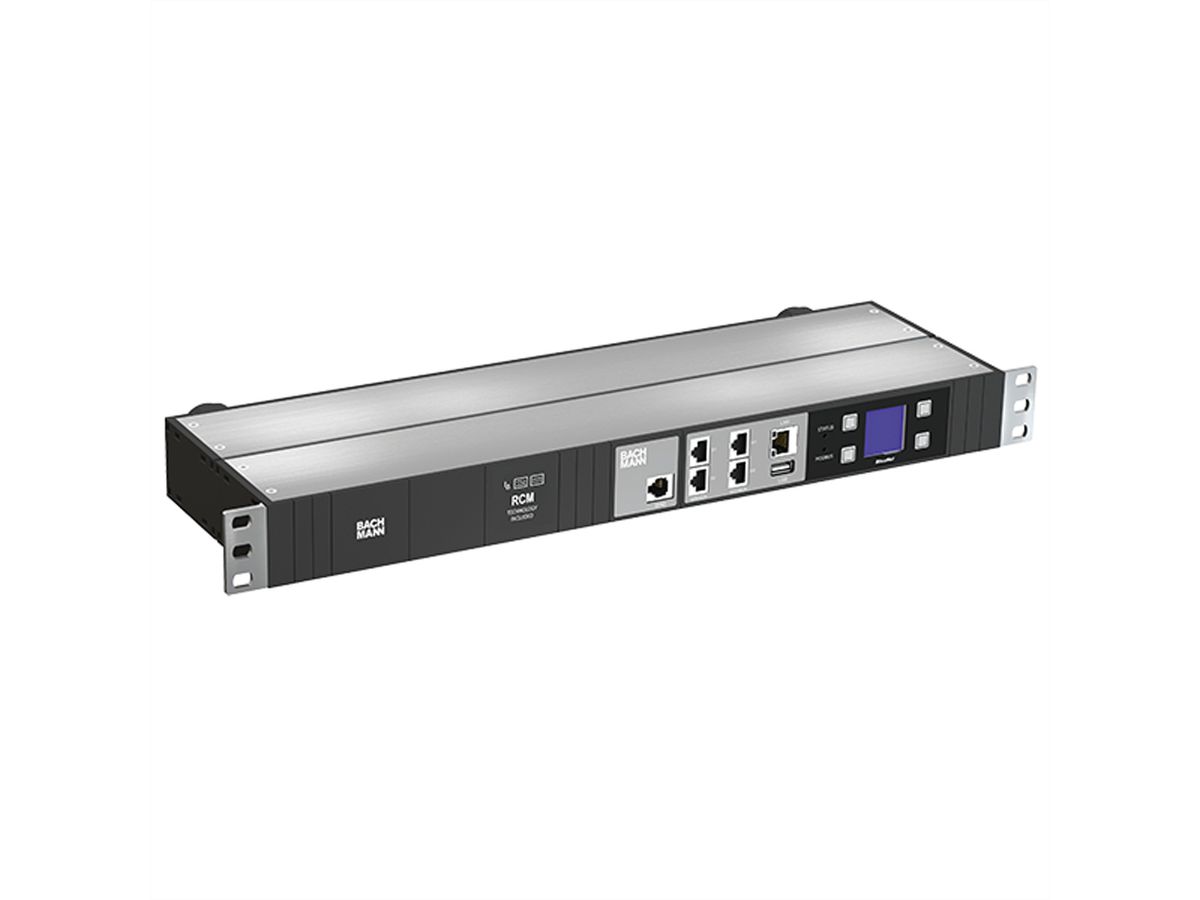BACHMANN BN3000 RCM XXL Nachrüstmodul, Messung p.Ph.3m H05VV-F 3G2,5 CEE16A Lan