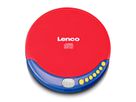 Lenco Kinder CD Player CD-021KIDS, mit aufladbarem Akku & Kopfhörer