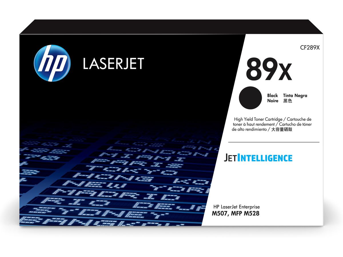 HP 89X Schwarz Original LaserJet Tonerkartusche mit hoher Reichweite