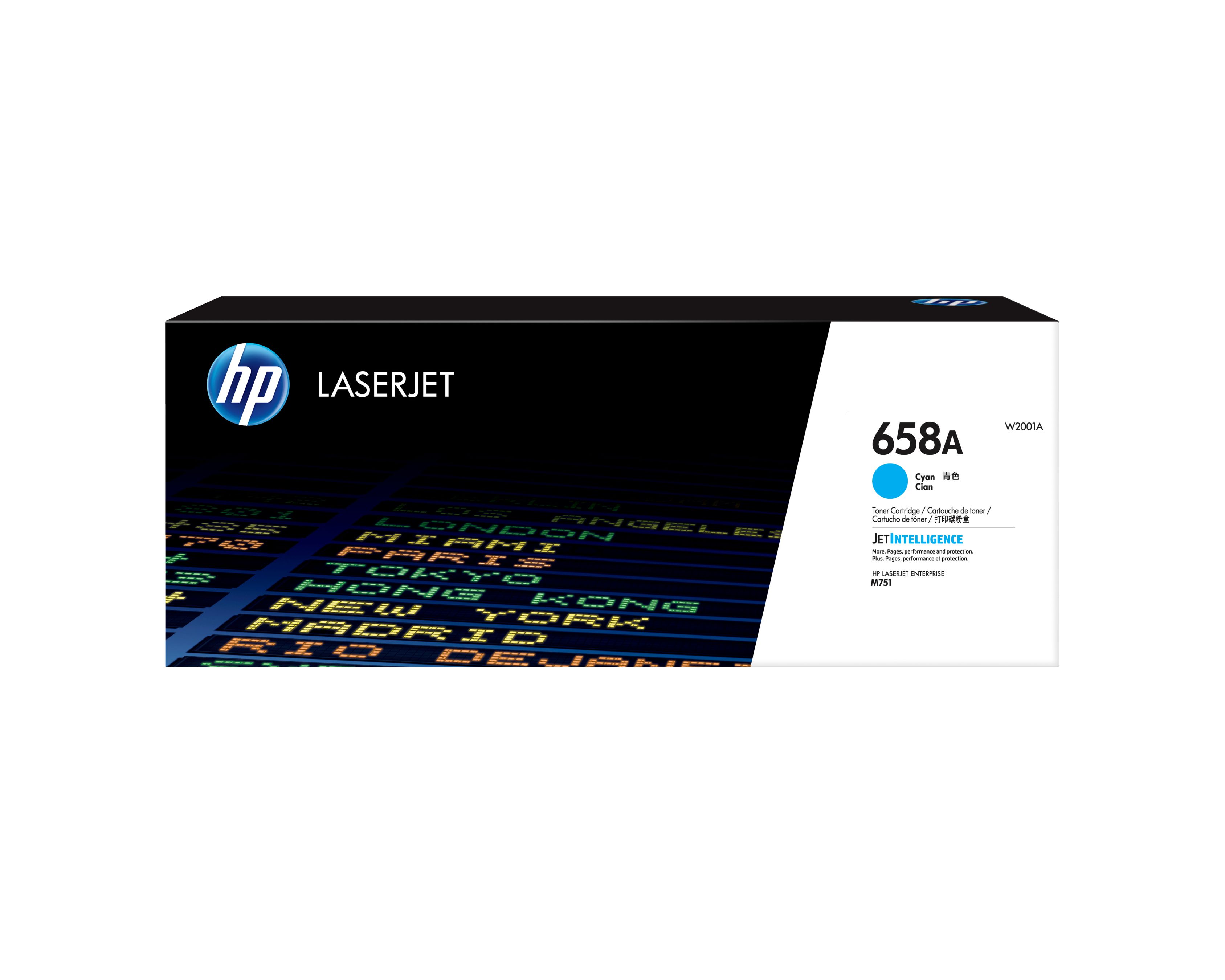 HP 658A Cyan Original LaserJet Tonerkartusche