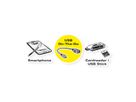 ROLINE USB 3.2 Gen 1 Kabeladapter, USB Typ C - A, ST/BU, OTG, schwarz, 0,15 m