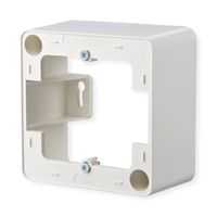 METZ CONNECT Aufputzrahmen 85 x 85 x 43 mm, 1fach, reinweiß