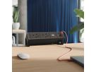 BACHMANN DESK2 2xUK 1xUSB C/C 65W, L=0,2m RAL9005