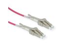 ROLINE LWL-Kabel 50/125µm OM4, LC/LC, Low-Loss-Stecker, violett, 0,5 m