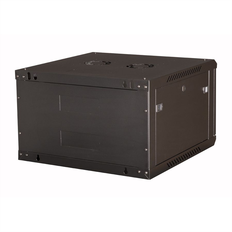 VALUE 19-Zoll Wandgehäuse 6HE, 600x600mm schwarz, Bausatz