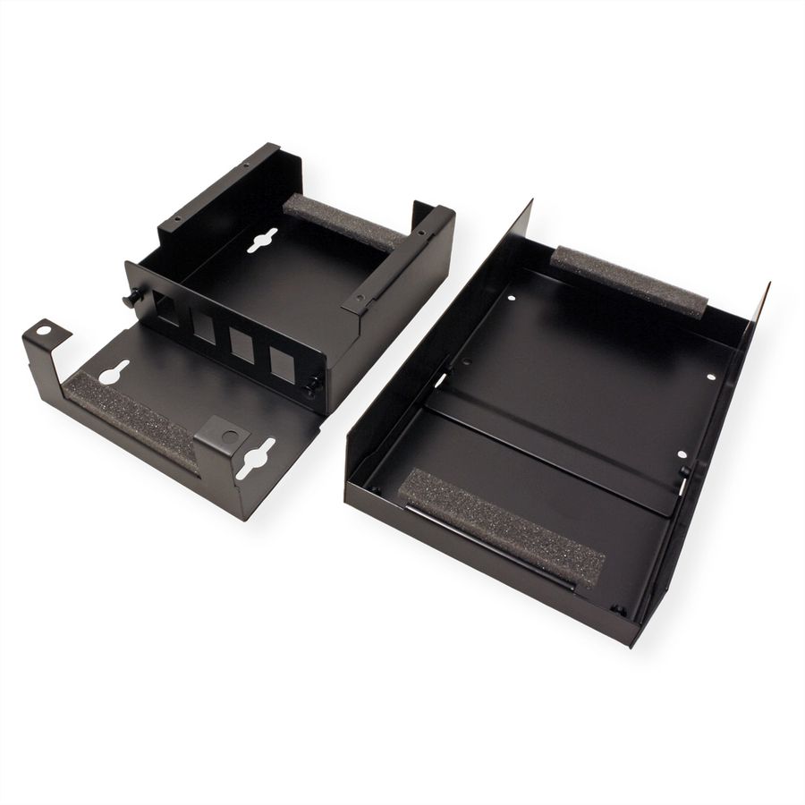 VALUE Wandgehäuse für 4x Keystones, schwarz