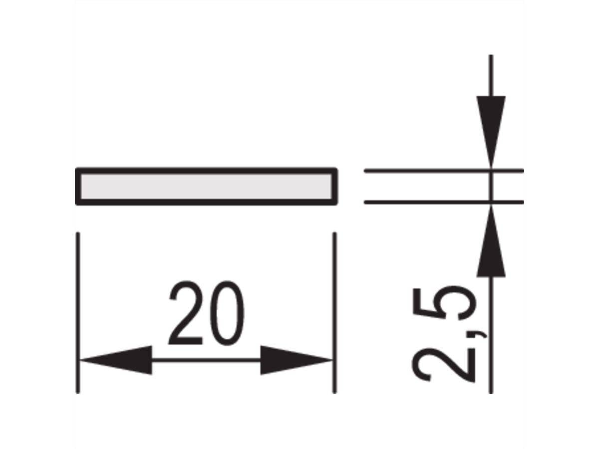 SCHROFF Frontplatten für D-Sub Steckverbinder - TEILFRONTPL.3HE 4TE 1X9 DC
