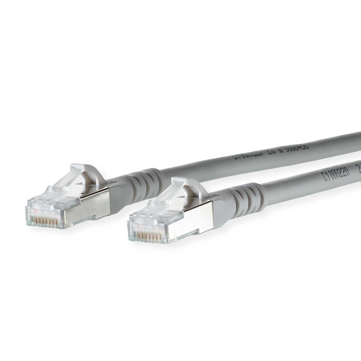 METZ CONNECT Patchkabel Cat.6A AWG 26, LSOH, grau, 3 m
