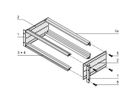 SCHROFF Bausatz, ungeschirmt, "flexible", für Steckverbindermontage - BGTR PRO F 3HE 84TE 295T MZ
