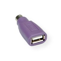VALUE PS/2 - USB Tastatur-Adapter, violett