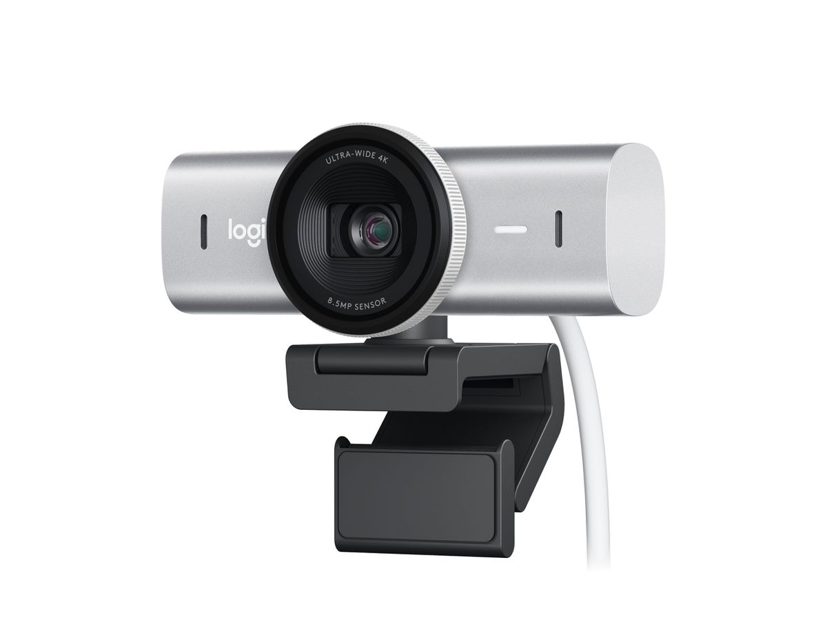 Logitech MX Brio Webcam 3840 x 2160 Pixel USB 3.2 Gen 1 (3.1 Gen 1) Grau