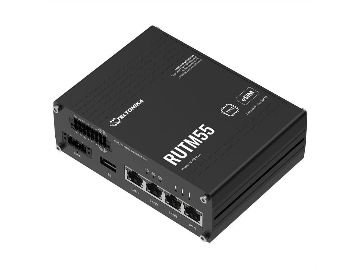TELTONIKA RUTM55 5G Router DUAL-SIM und eSIM