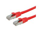 VALUE Patchkabel Kat.6 (Class E) S/FTP (PiMF), LSOH, rot, 7 m