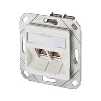 METZ CONNECT E-DAT modul 2 Port UPk Cat.6A, reinweiß