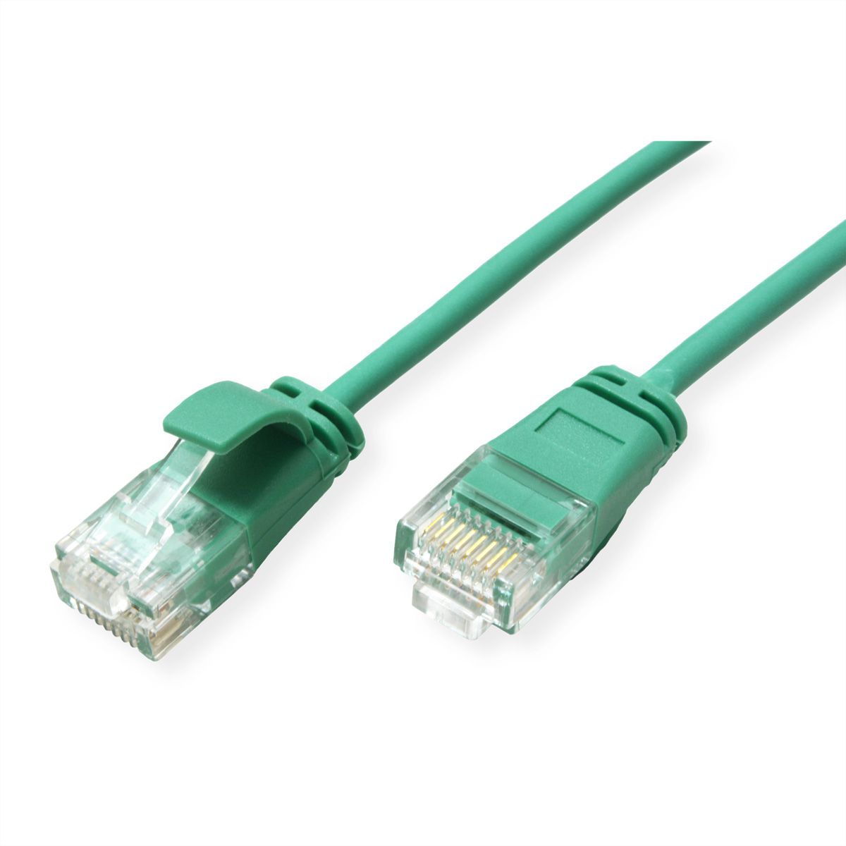 ROLINE UTP DataCenter Patchkabel Cat.6A (Class EA), LSOH, slim, grün, 2 m