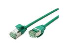 ROLINE RM U/FTP DataCenter Patchkabel Cat.6A (Class EA), slim, grün, 0,5 m