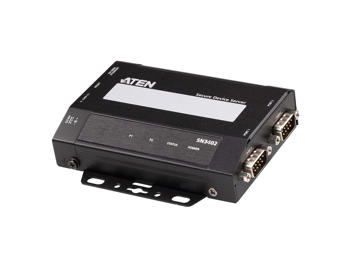 ATEN SN3402 2-Port RS-232/422/485 Secure Device Server