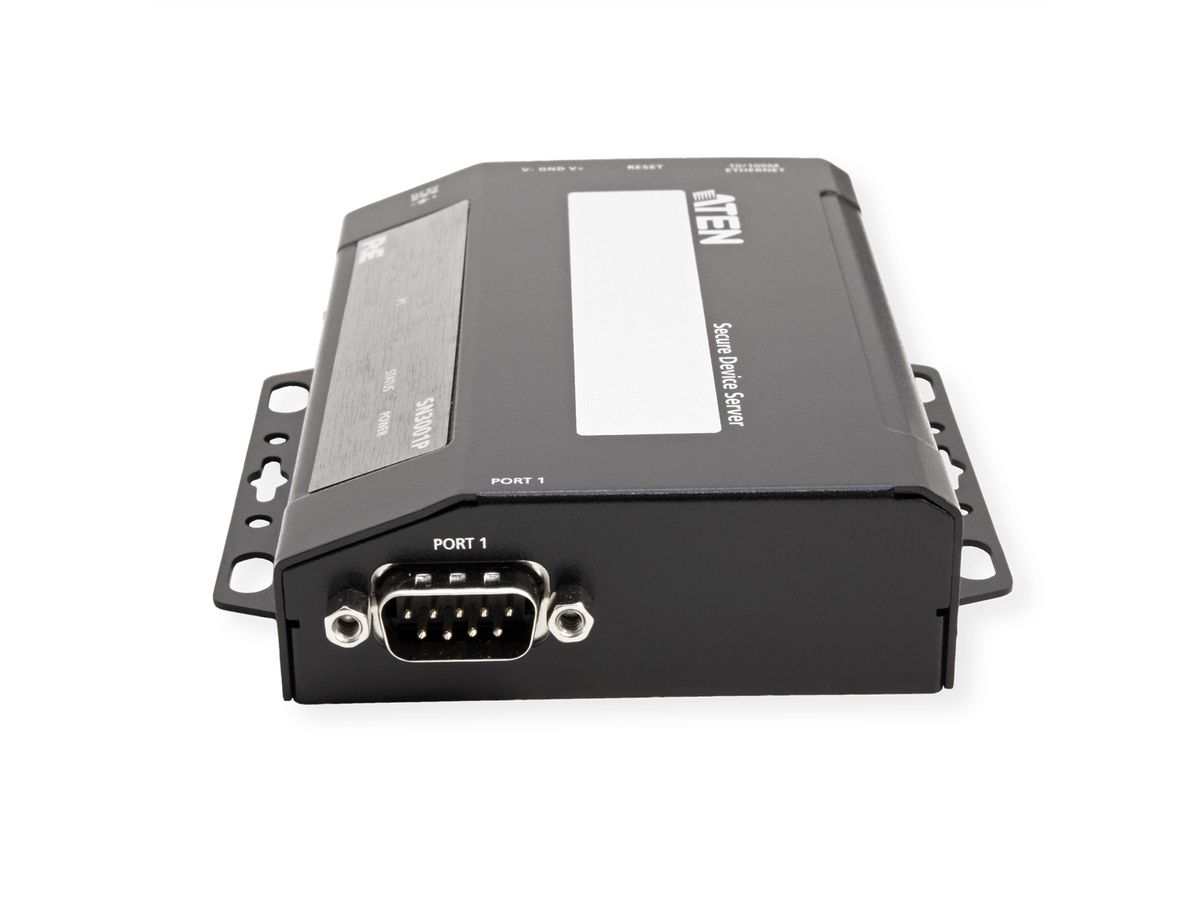 ATEN SN3001P 1-Port RS-232 Secure Device Server PoE