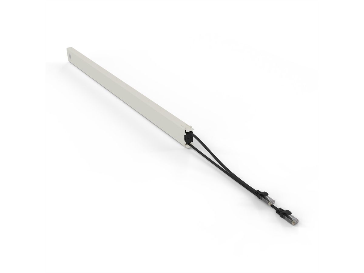 patchbox.one Kassette 46RU UTP schwarz Cat.6a 2,5m