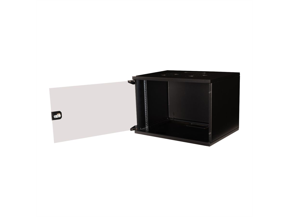 ROLINE 19-Zoll Wandgehäuse Basic 7 HE, 540x400 BxT Bausatz schwarz