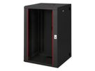 ROLINE 19-Zoll Wandgehäuse Pro 20 HE, 600x600 BxT zweiteilig schwenkbar schwarz