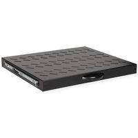 ROLINE 19-Zoll Fachboden 1 HE, ausziehbar 350 T 25 kg schwarz