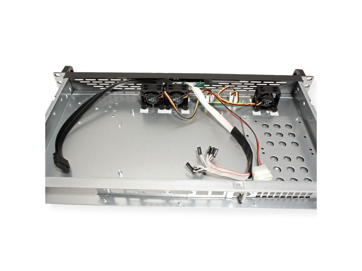 19" Servergehäuse, 1HE, schwarz