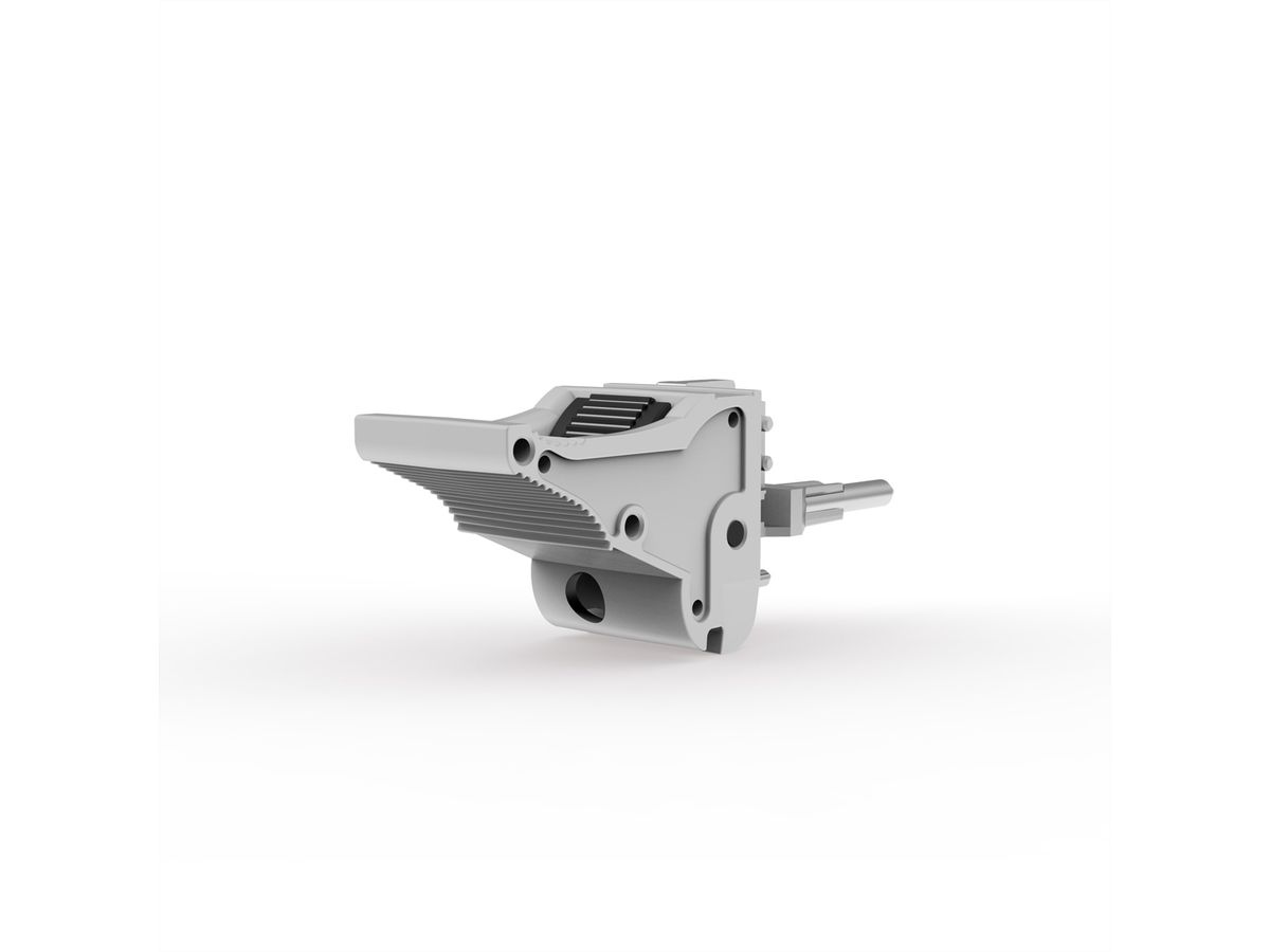 SCHROFF IEL-Griff mit 0,1 Zoll Versatz - IEL-GRIFF UN O GR/SW 100ST