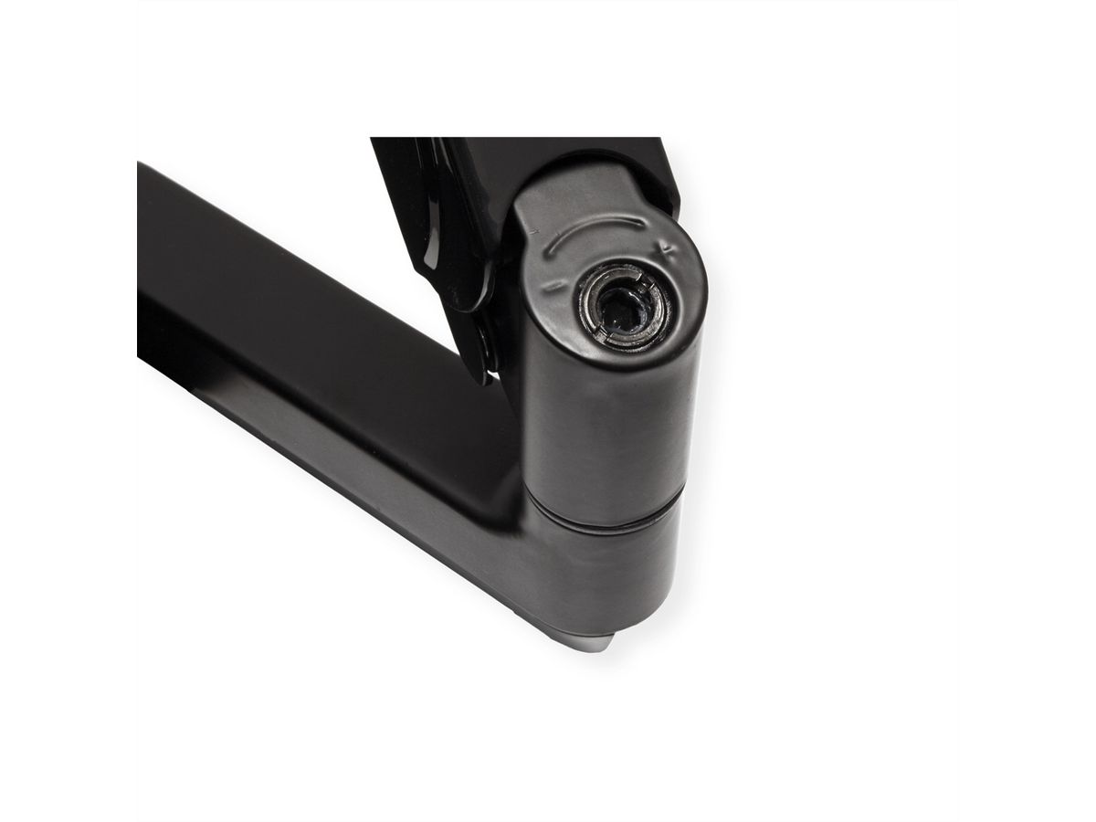 VALUE Dual LCD-Arm Trägerstange, 4 Gelenke, Tischmontage, 17-32 Zoll, bis 2x 9 kg