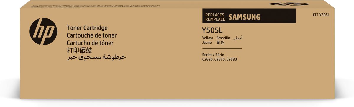 Samsung CLT-Y505L Gelb Original Tonerkartusche mit hoher Reichweite