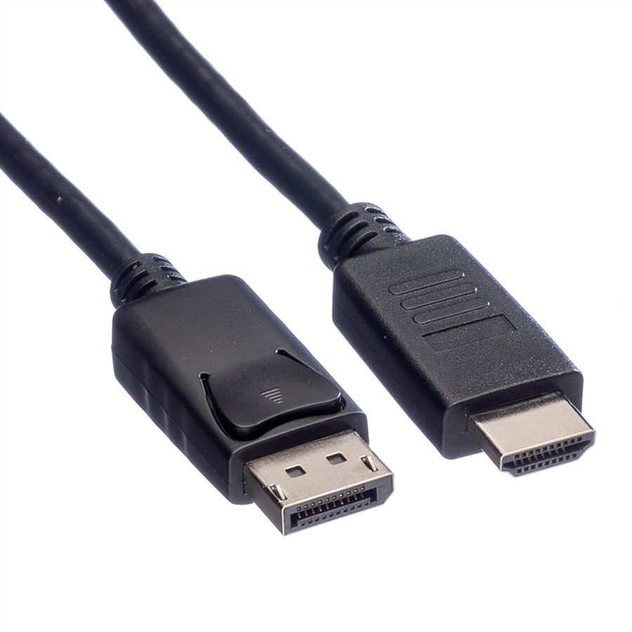 ROLINE DisplayPort Kabel DP - HDTV, ST/ST, schwarz, 1,5 m