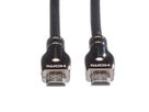 ROLINE 4K HDMI Ultra HD Kabel mit Ethernet, ST/ST, schwarz, 15 m