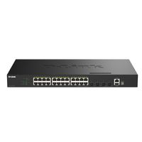 D-Link DGS-1530-28P/E 28-Port Switch Smart Managed PoE Gigabit Stack 4x 10G