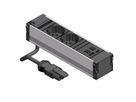 BACHMANN CONI 2x Schutzkontakt 1xUSB A/C 22W, schwarz