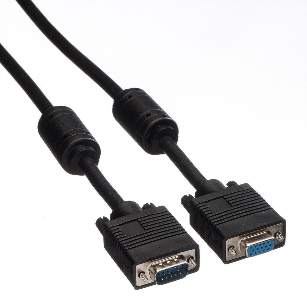 ROLINE SVGA-Kabel HD15 ST - BU mit Ferritkern, 10 m