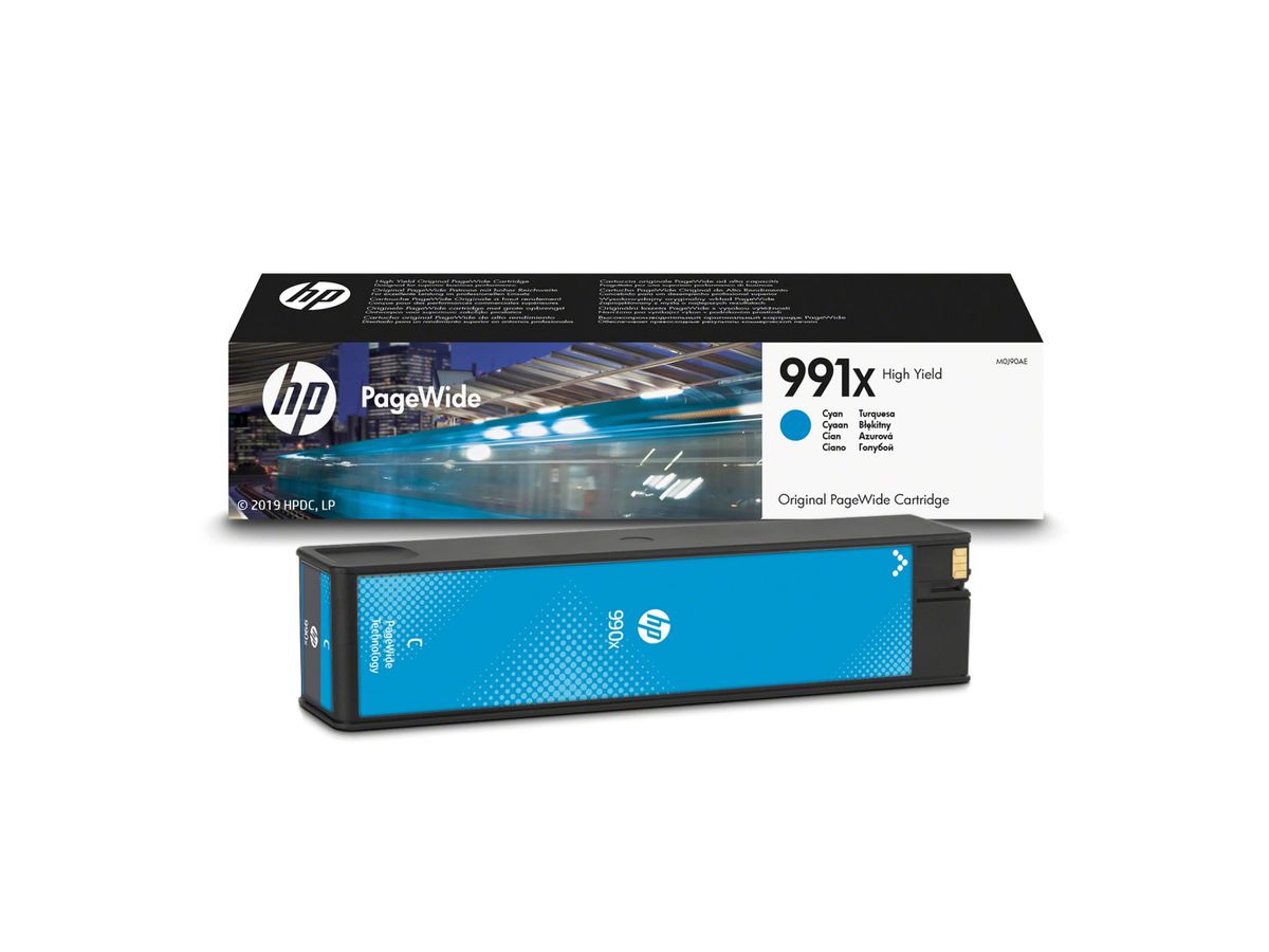 HP 991X Cyan Original PageWide Patrone mit hoher Reichweite