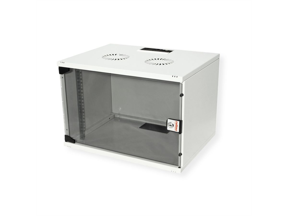 ROLINE 19-Zoll Wandgehäuse Basic 7 HE, 540x400 BxT Bausatz grau