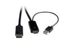 ROLINE HDMI-Kabel UltraHDTV - DisplayPort, ST/ST, schwarz, 3 m