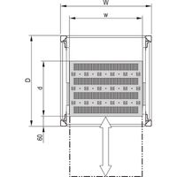 SCHROFF Fachboden ausziehbar (Universal eurorack) - FACHB.UNI.TELE.800B500T 7021