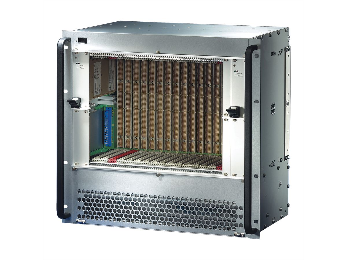 SCHROFF Einschubsystem mit PSB Busplatine 6 HE mit Rear I/O für 19"-Netzgerät - BGTR CPCI 2.16 10HE 2/14SLOT