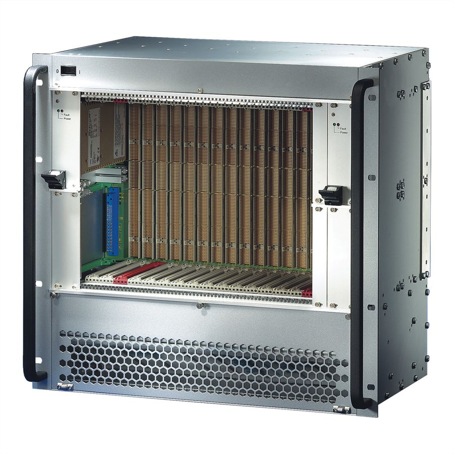 SCHROFF Einschubsystem mit PSB Busplatine 6 HE mit Rear I/O für 19"-Netzgerät - BGTR CPCI 2.16 10HE 2/14SLOT