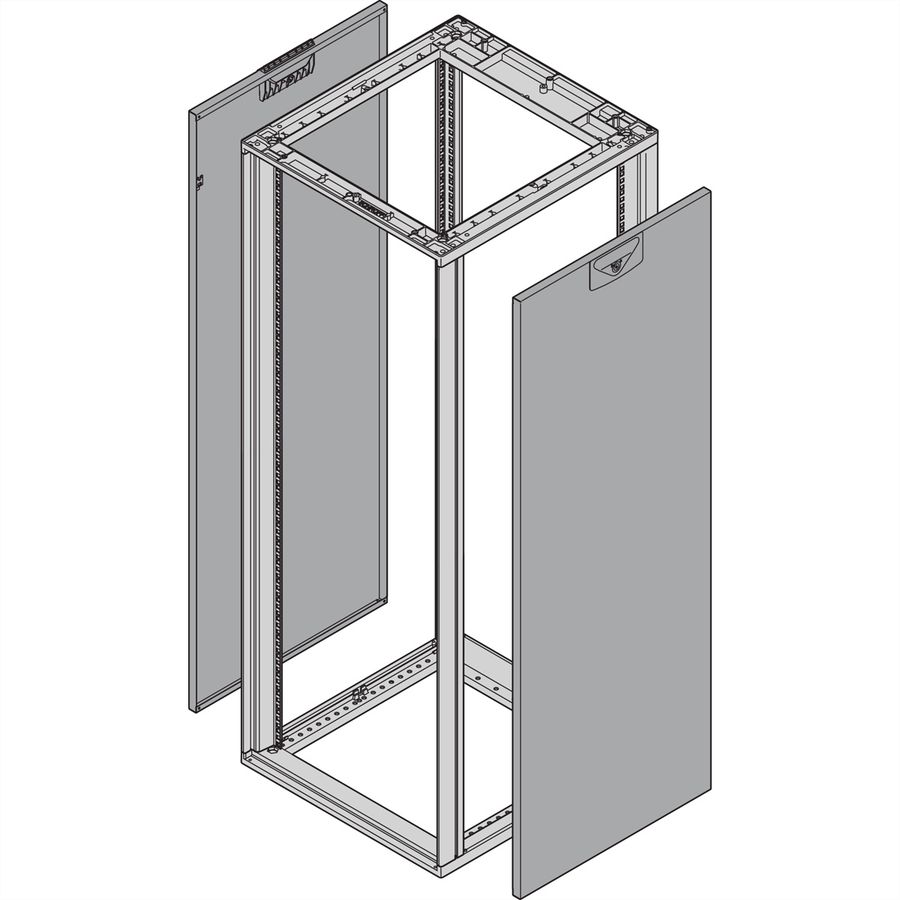 SCHROFF Seitenwand für Heavy-Duty - SEIT.WD.34HE 600T HD 7021 2X