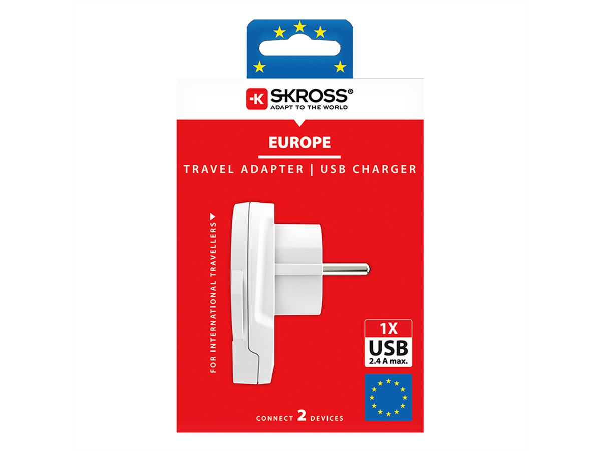 Skross World to Europe USB