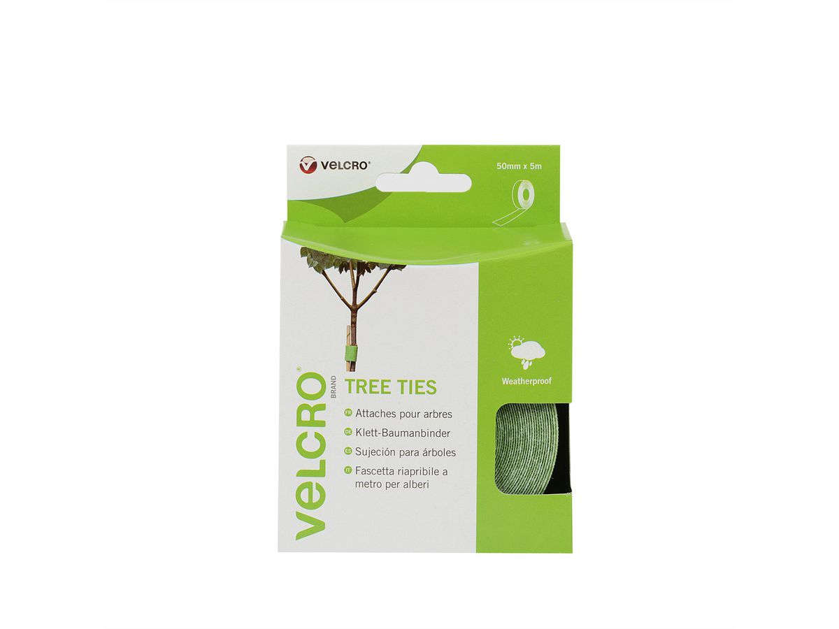 VELCRO® ONE-WRAP® Klettband Baumanbinder, ONE-WRAP® Band 50mm x 5m Grün