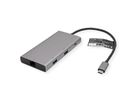 VALUE USB Typ C Dockingstation, HDMI+DP 4K60, 3x USB 3.2Gen1 (1x C + 2x A), 1x PD, 1x RJ45